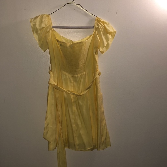 Zara yellow mini sundress - Picture 2 of 4